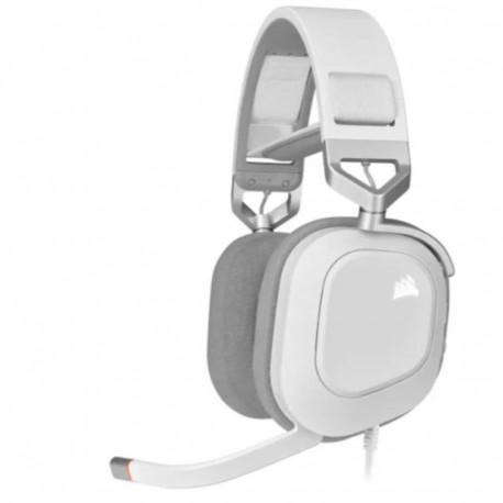 Juhtmega peakomplekt HS80 RGB USB, valge