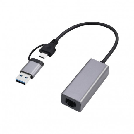 GEMBIRD USB 2.5G Gigabit network adapter space grey
