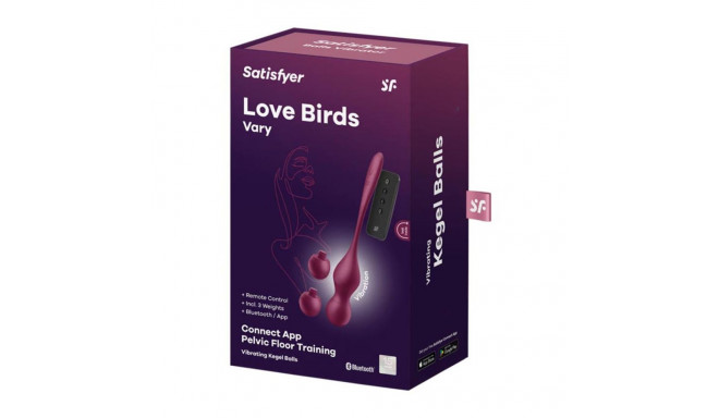 SATISFYER LOVE BIRDS VARY VIBRADOR ROJO 1UN