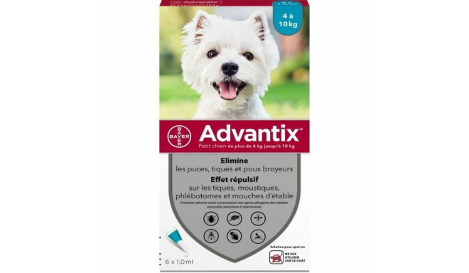 Pret parazītiem Advantix Suns 4-10 kg 6 gb.