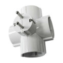 Plug adapter EDM Quadruple 2400 W 250 V 16 A Thermoplastic