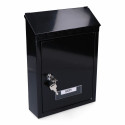 Letterbox EDM Standard 21 x 6 x 30 cm Black Steel