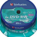 DVD-RW Verbatim    25 Ühikut Mitmevärviline 4,7 GB 4x