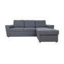 Corner sofa bed INGMAR grey
