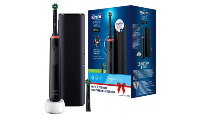 Oral-B Pro 3 3500 Adult Rotating toothbrush Black