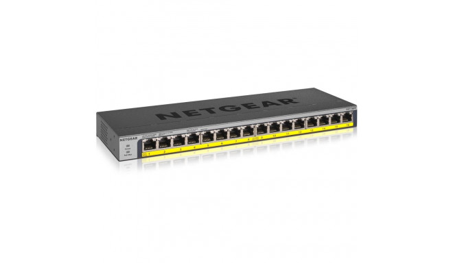 "16P Netgear GS116PP RM PoE+"