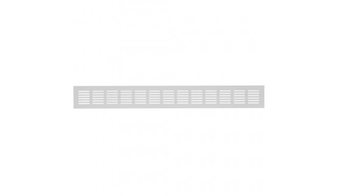 ALUMIN. VENT. GRILLE, 60X500MM, SILVER