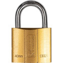 Gold-colored lock 40 mm