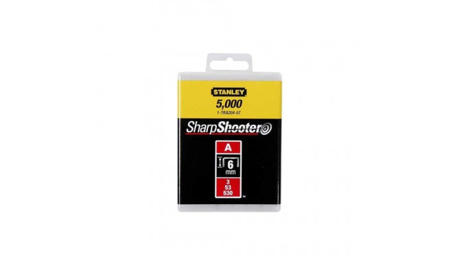 53 tüüpi A klambrid "STANLEY" 5000 tk. 6 mm