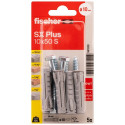 FISCHER dowels with screws SX Plus S, 10x50 mm, 5 pcs.