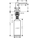 Seebidosaator Hansgrohe A51, 40448800, roostevaba teras