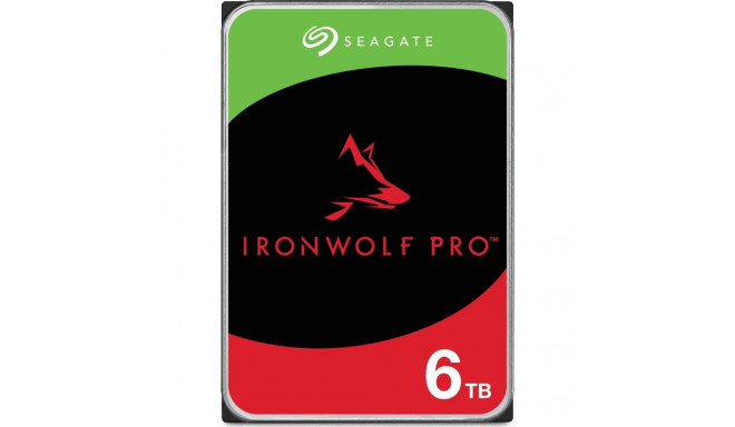 Seagate IRONWOLF PRO 6TB SATAIII 256MB 3.5" kõvaketas