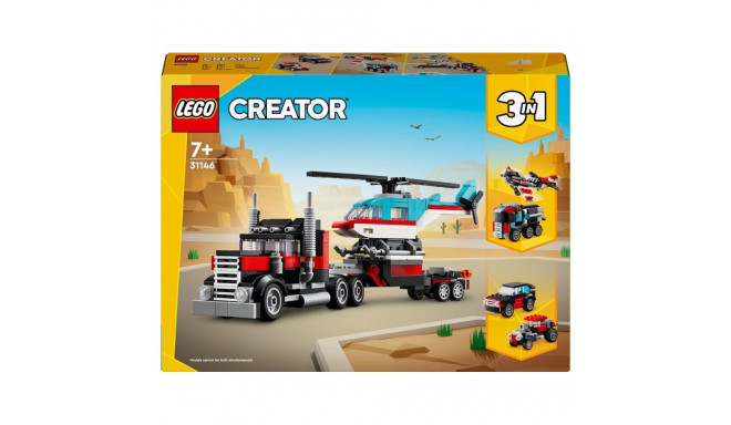 LEGO Creator Flatbed Truck with Helicopter (31146)