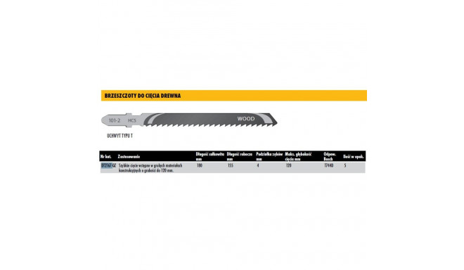 DEWALT saeleht 180x4mm T744D puidu jaoks /5 tk.