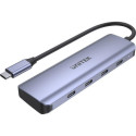 Unitek USB jaotur 4x USB-C + 3.1 Gen1 (H1107K)