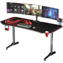 Ultradesk Frag XXL Desk Black-Red 160 cmx75 cm