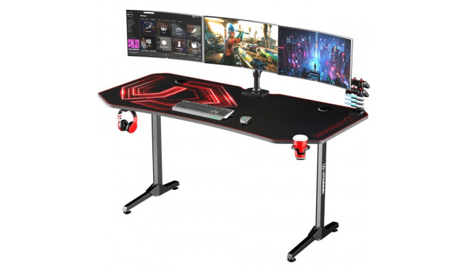 Ultradesk Frag XXL Desk Black-Red 160 cmx75 cm