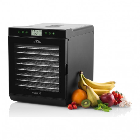 ETA Vital Air II ETA230290000 puuviljakuivati 650 W 10 resti temperatuuri reguleerimine integreeritu