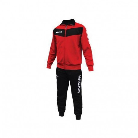 Givova Tuta Visa TR018 1210 Tracksuit Red/Black (L)