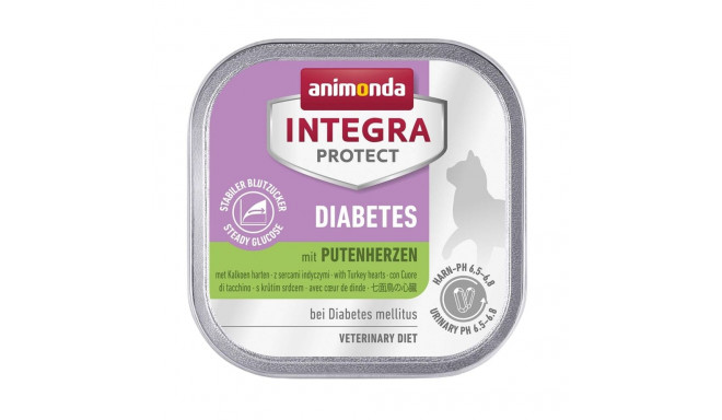 ANIMONDA Integra Protect Diabetes kalkunisüdamed märg kassitoit 100g
