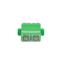 FIBER OPTIC ADAPTER SM SC/APC DUPLEX TRANSPARENT LANBERG