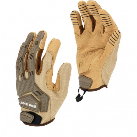 Rękawice warszt. tpr brąz l281508p, karta, "8", ce, lahti