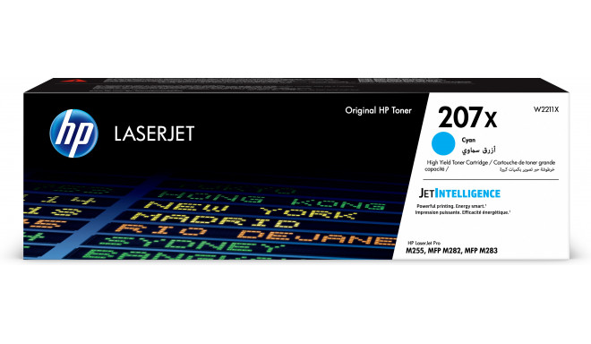 HP 207X Cyan LaserJet Toner Cartridge