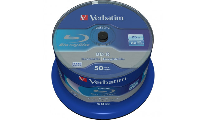 Blu-Ray BD-R Verbatim Datalife 50 gb. 25 GB 6x