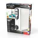 Adler AD 7817 electric space heater Indoor White 2500 W Oil electric space heater