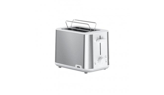 Braun HT 1510 8 2 slice(s) 900 W Stainless steel, White