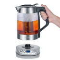 Severin WK 3479 electric kettle 1.7 L 3000 W Black, Stainless steel