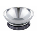 Blaupunkt FKS602 kitchen scale Black, Stainless steel Round Electronic kitchen scale