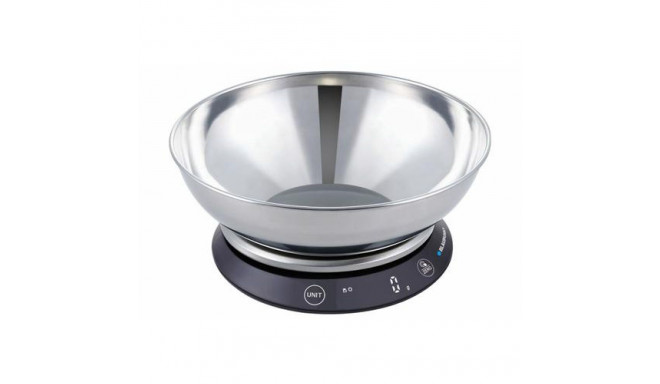Blaupunkt FKS602 kitchen scale Black, Stainless steel Round Electronic kitchen scale