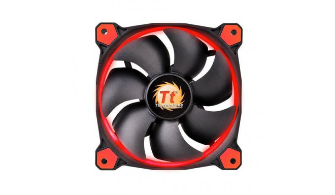 Thermaltake Riing 12 Computer case Fan 12 cm Black, Red