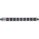 Intellinet 19&quot; Rackmount 16-Port USB-A Power Distribution Unit (CEE 7/7), With Overload Pro