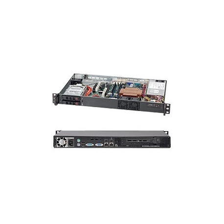 "1HE Supermicro SuperChassis 510T-203B"