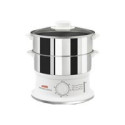 Tefal VC1451 steam cooker 2 basket(s) Freestanding 900 W White  Stainless steel