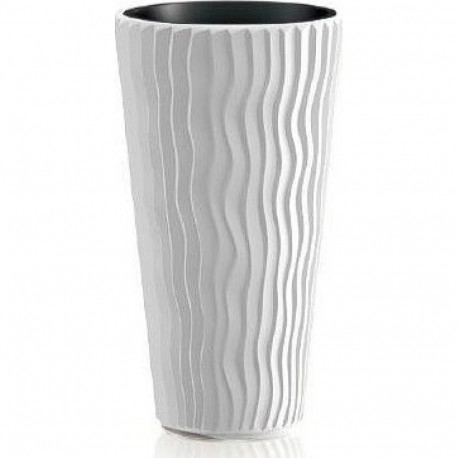 Prosperplast Sandy Slim Flowerpot White (DPSP400)