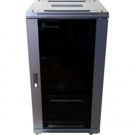 Extralink 22U 600x600 Black Rackmount cabinet standing