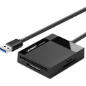 Ugreen USB 3.0 SD micro SD CF MS kaardilugeja must (30231)