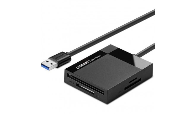 Ugreen USB 3.0 SD micro SD CF MS kaardilugeja must (30231)