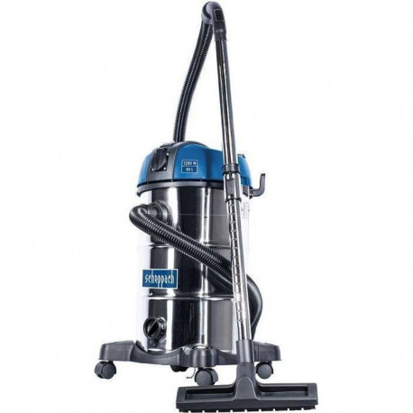 SCHEPPACH VACUUM CLEANER 30L 1200W ASP30PLUS WITH MANUAL SHAKER