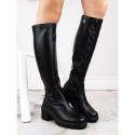 Potocki boots on a high heel and platform W SZ12267 WOL196 (41)