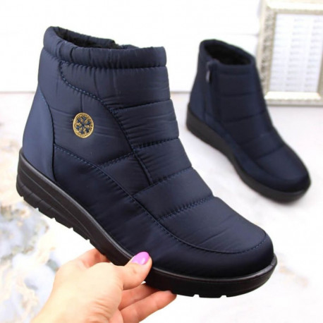 News W EVE437B navy blue wedge snow boots (36)