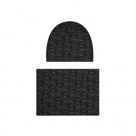 Calvin Klein Shadow Monogram Hat + Scarf M K50K507498 (uniw)