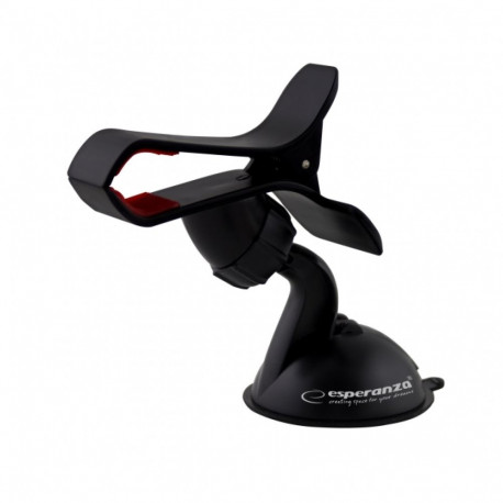 EMH103 Uchwyt samochodowy do telefonów Crocodile czarny Crocodile czarny