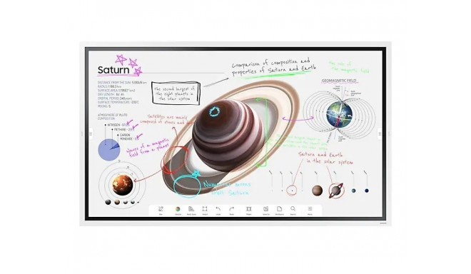 Professional monitor WM65B 65 inch Flip PRO Touch 350(cd/m2) 3840x2160 (UHD) Flip App USB-C Wi-Fi/BT