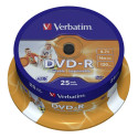 DVD-R Verbatim Prinditav ID 25 tk