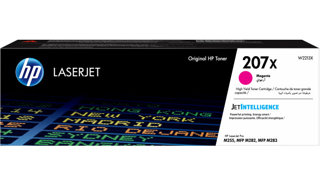 HP 207X magenta LaserJet toonerikassett