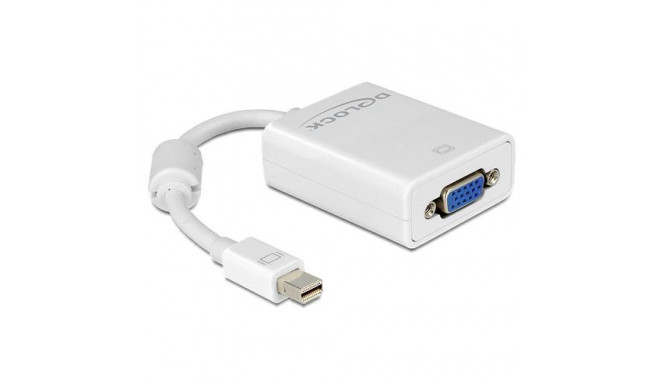 DeLOCK Adapter mini Displayport / VGA FM 0.18 m VGA (D-Sub) White